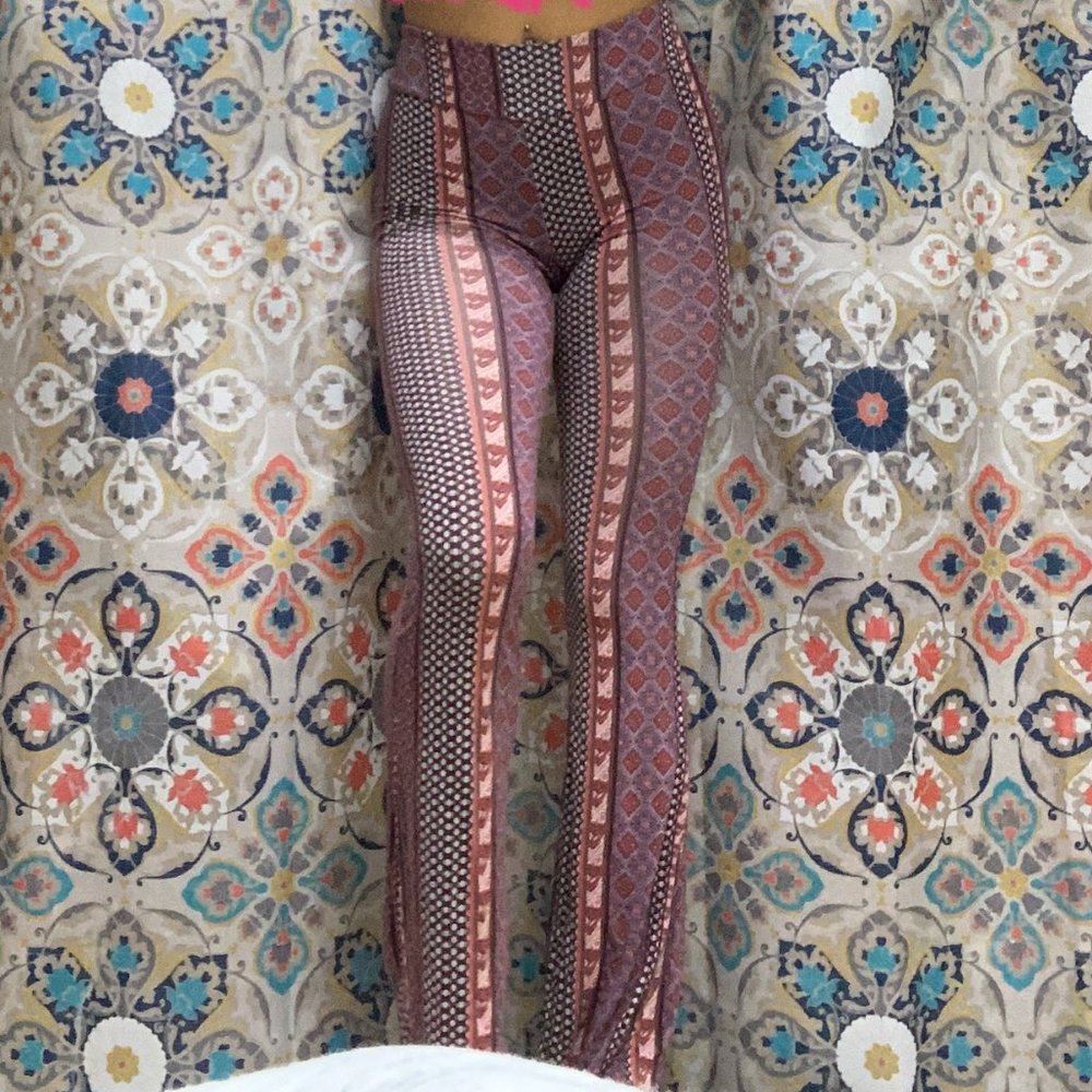 Charlotte Russe  Tribal Hippie Flare Pants